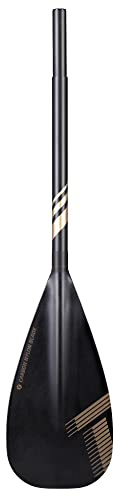 THURSO SURF Carbon Hybrid Paddle Tabla de Remo, Unisex, Negro, 3 Piece Adjustable