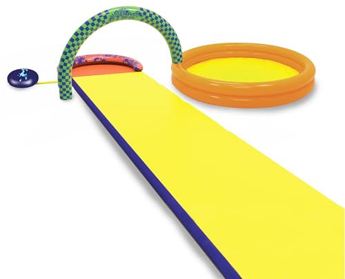 Wham-O WH62150 Slip N Slide Wasserpark, Blau, Rot, Gelb, Grün