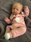Zero pam Reborn Baby Mädchen 50 cm Lebensechte Puppen Mit Haaren Babypuppe Weichkörper Silikon Baby Puppe Wie Echtes Baby