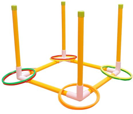 Ringwurfspiel für Kinder, Outdoor-Spiele für Erwachsene und Familie, Rasenspiele, Hinterhofspiele, Geschenke für Jungen und Mädchen, Outdoor-Spielzeug für Kinder ab 3 4 5 6 7 8 9 10 Jahren und älter