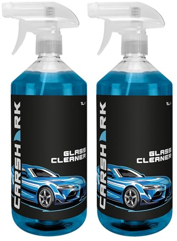 CARSHARK Glass Cleaner 2 x 1L Suitable for rain sensor and acrylic windows