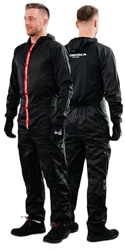 CAR SYSTEM Coverall Black Suit Lackieranzug waschbar schwarz (XXL)