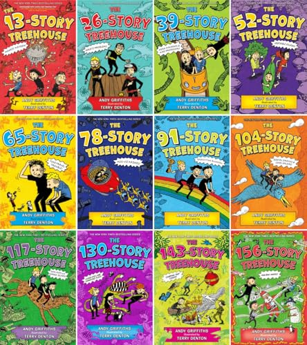 The Treehouse Books Series 12-Book Collection Set: Vol.1 to 12
