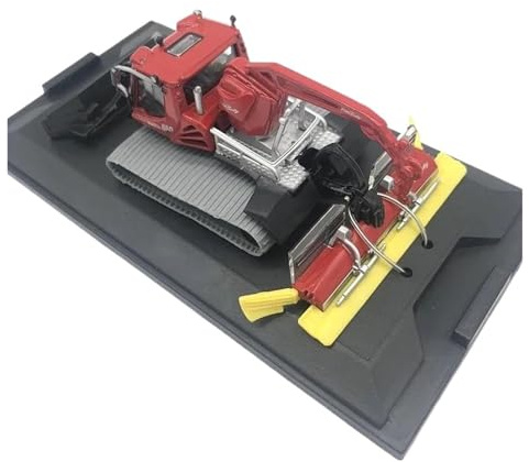 Chasse-Neige 1:87 pour 600 Engin Chantier Moulé sous Pression Dépanneuse Simulation De Voiture en Alliage Rouge