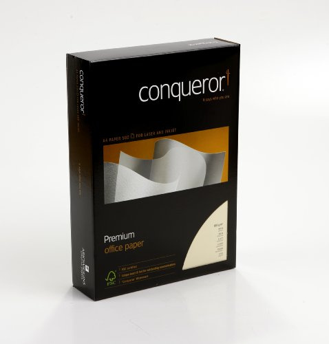 Conqueror A4 Premium Paper Cream Wove 500 Sheets (100gsm)