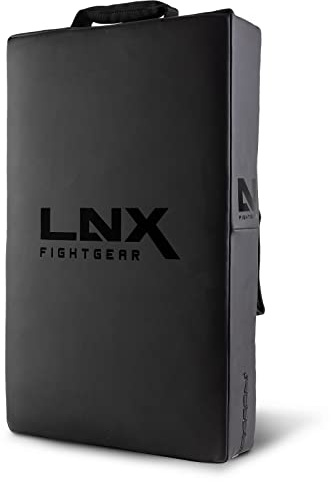 LNX Schlagpolster Pratze Ultimatte gerade - Mattschwarz Ultimatte Black XL Stoßkissen Pratze für Kickbox- Muay Thai Training usw.