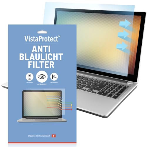 VistaProtect - Filtro Anti Luz Azul y Protector Premium para Pantallas de Portátil, Desmontable (15.6 Pulgadas)