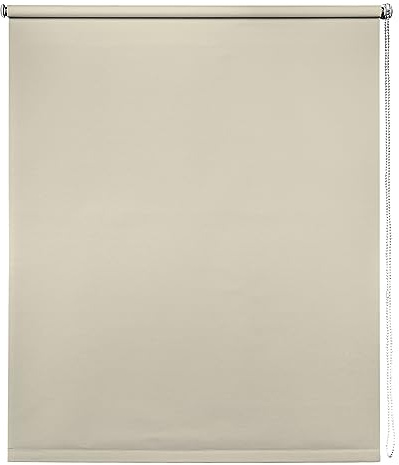 Natural Thermal Blackout Roller Blind - 75cm width x 165cm drop | Natural thermal blackout roller blind. 75cm width x 165cm drop. Suitable for recess or face fitting. Energy efficient.