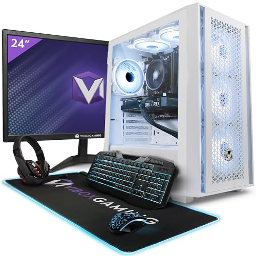 Vibox V-22 Gaming PC Set Komplett • Monitor 23 Zoll • AMD Ryzen 5 5500 4,2GHz • Nvidia GTX 1650 4GB • 16GB RAM • 480Go SSD • Windows 11 • WLAN