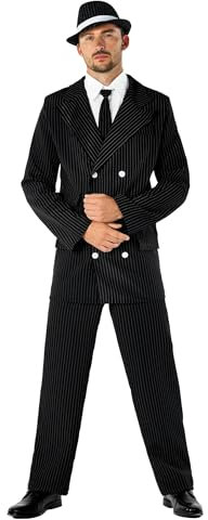 Fun Shack Kostüm Gangster 20er Jahre Herren, Mafia Anzug, Perfekt für Karneval und Halloween, M