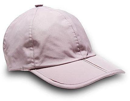 SEALSKINZ | Salle | Waterproof Unisex All Weather Foldable Peak Cap Hat | Outdoor Headwear | UV Protection | Running, Golf, Hiking Light Pink