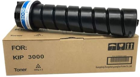 NwugFdk Cartucho de tóner Compatible con la fotocopiadora de ingeniería de tóner de Impresora Negra KIP 3000