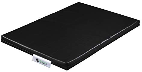 Maximum Pet Products Tough chew waterproof dog crate bed (Medium, Black) 75cm x 52cm x 5cm