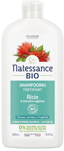 Natessance shampooing fortifiant ricin bio 500ml