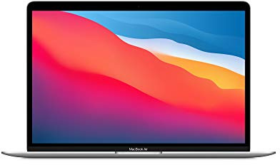 2020 Apple MacBook Air Laptop: Apple M1 Chip, 13” Retina Display, 8GB RAM, 256GB SSD Storage, Backlit Keyboard, FaceTime HD Camera, Touch ID. Works with iPhone/iPad; Silver