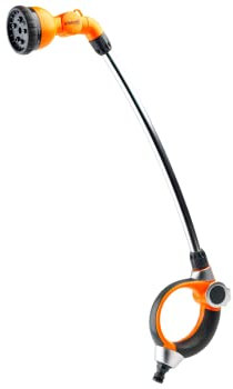 SCHMITH - Gießstab profi für Gartenschlauch Gartenbrause 9 Modi-Sprühlanze mit - Drucksprüher Perfekt zum Bewässern von Hängekörben oder schwer zugänglichen Bereichen (Sprühlanze)