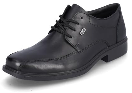 Rieker Homme Chaussures à Lacets B0013, Monsieur Chaussures d'affaires,Hydrofuge,riekerTEX,Chaussure d'affaires,Bureau,Noir (Schwarz / 00),45 EU / 10.5 UK