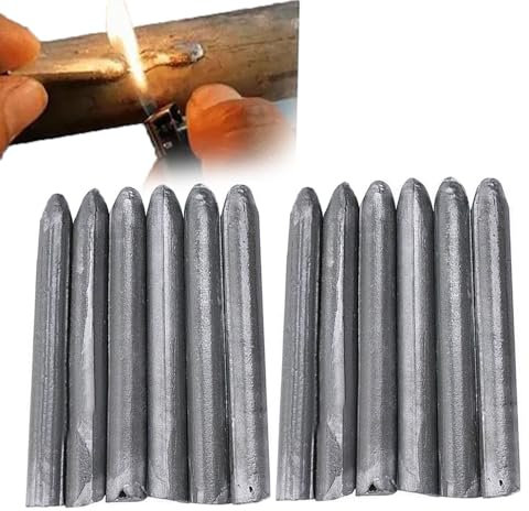 OADAA 6/12Pcs Low Temperature Universal Welding Rod, Easy Welding Electrode Aluminum Rod, Aluminum Welding Rods, Easy Melt for Aluminum Rods, 12Pcs