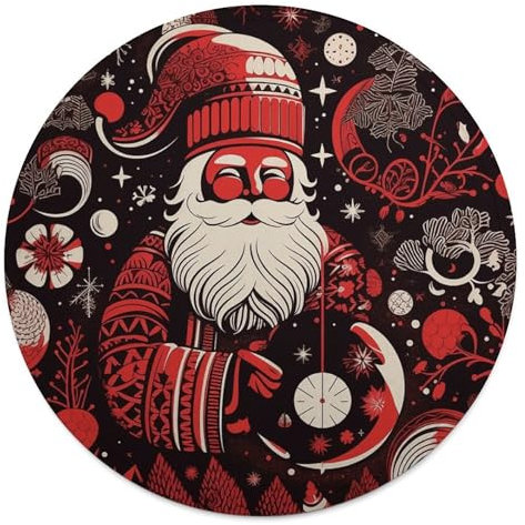 Rundes Strandtuch, Schneeflocke, Weihnachtsball, bedruckte Reisedecke, personalisierte Decke, Yoga-Decke, Mikrofaser, Strandtuch, dicke Tischdecke, Unisex