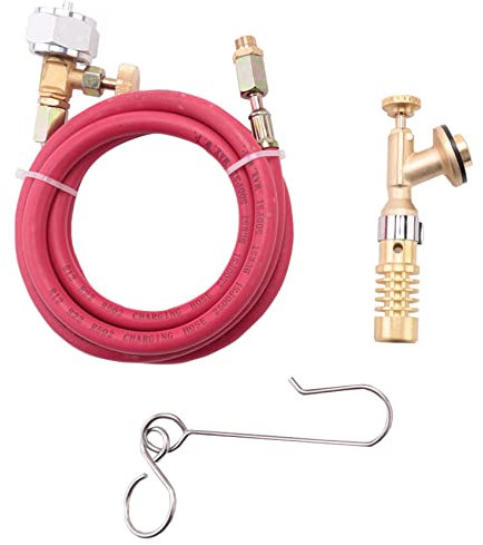 Uanratg Per Mapp Gas Turbo Torch Idraulico Turbo Torch con Tubo Flessibile per Kit di Saldatura Propano un Saldare