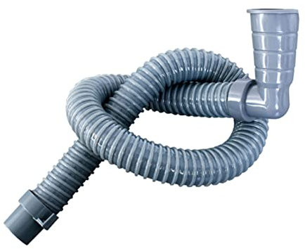 Mipcase Tuyau de Vidange Flexible Épais de Mètres pour Machine à Laver Tuyau Extension Durable et Installation Facile Boucle Compatible Divers Appareils