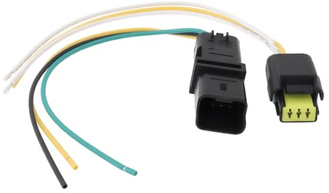 OTOTEC Lot de 2 Connecteurs 3 Broches Précâblés 211PC032S0049 + 211PL032S0049 pour Capteur de Voiture