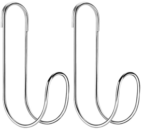 Generisch Supporto per tubo da giardino, per esterni, set da 2 pezzi, in acciaio, per la conservazione dei tubi, per prato, giardino, garage e cortile