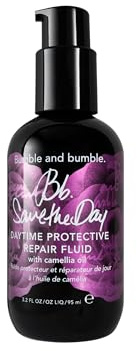 Bumble and bumble. Save the Day Protective Hair Repair Fluid Daily Serum | Softens and Strengthens | UV Filter | For All Damaged Curly, Wavy, Straight Hair Types, 3.2 Fl Oz