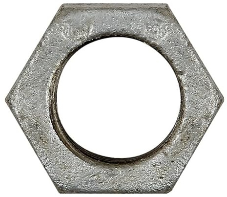 Contratuerca 310, IG, Rp 3/8, temperatura de funcionamiento de -20 °C a 300 °C, fundición maleable negra, galvanizado al fuego, DIN EN 10242