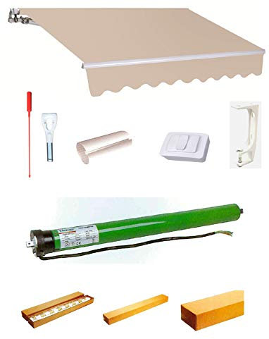 Linea Garden Friend Tenda Barra Quadra P 200 L 300 - Colore Beige Unito motorizzata