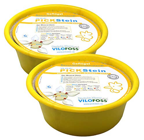 Vilomix Vilolith Vilofoss Pickstein 2 Pickschalen je 10 kg hart, 20 kg