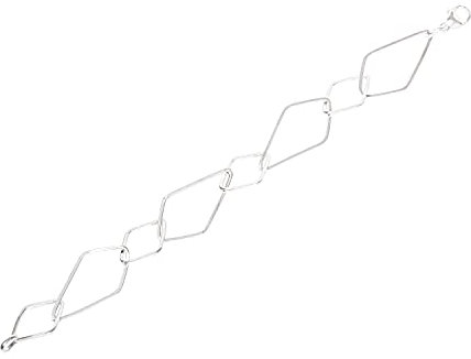 NKlaus Armband 925 sterling silver 22 cm Luna kedja damer ankare armband ny diamant 12847