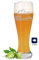 JUNIWORDS Weizenbierglas mit Gravur, Bergsüchtig, Bierglas