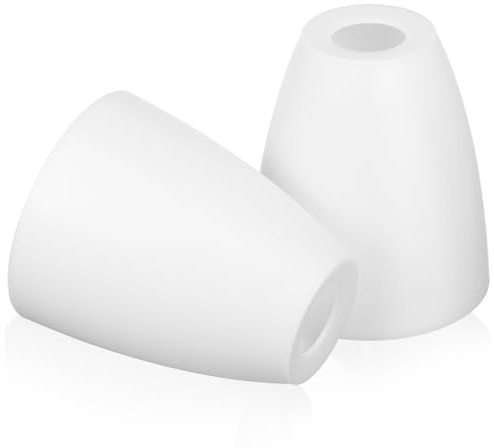 HOMSFOU 2 Pantallas De Lámpara De Plástico Para Mesa 4.52X3.93X1.96 Pulgadas Compatible Con Lámparas De Escritorio E14 Ideal Para Hogar Oficina Estudio