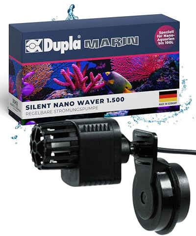 Dupla Marin Silent Nano Waver 1 500 I flödespump med 1 500 l/h flöde I tyst och kraftfull akvariepump för havsvatten och sötvatten I Naturlig vattenrörelse