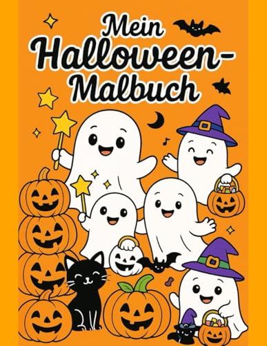 Mein süßes Halloween-Malbuch: Für Kinder ab 4 Jahren