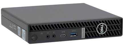 Dell Optiplex 5080 Micro MFF Intel Core i5-10500T 256GB SSD Festplatte 16GB Windows 11 Pro Desktop Computer Mini PC (Generalüberholt)