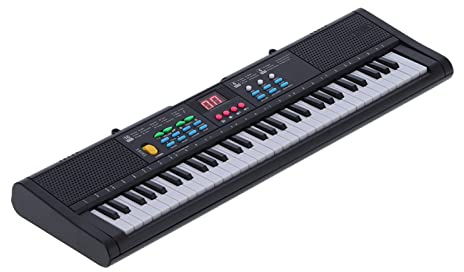 61 tangenter, elektriskt digitalt piano-instrument, multifunktionellt med mikrofon, för nybörjare och musikentusiaster