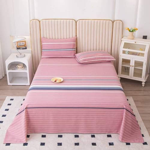 HAIBA Bettlaken ohne Gummizug 150 x 240 cm Bettlaken - weiches und pflegeleichtes Betttuch aus 100% Baumwolle ohne Gummizug