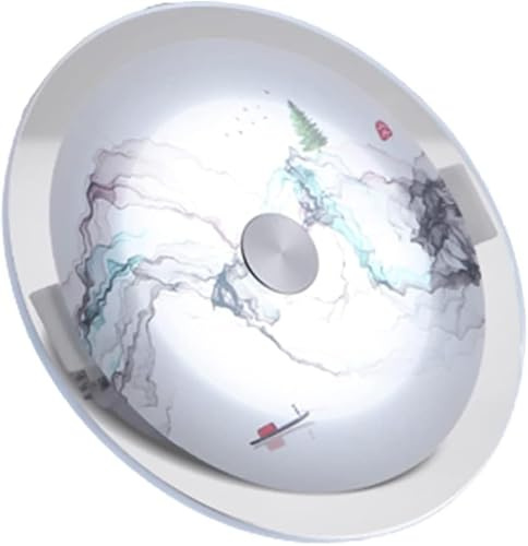 Panel de luz LED empotrable Redondo Ultrafino de 5 W/9 W con Borde Deflector y transmisión de luz de 360°.