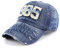 CHENNUO Basecap Unisex Distressed Baseball Cap Snapback Outdoor Baseball Kappe Sport Mütze (Blau)