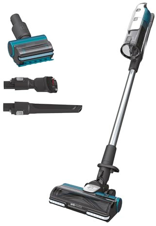 Hoover Cordless Stick Vacuum Cleaner, HF9 with Anti Twist Bar to Prevent Hair Wrap, 30 Mins Run-time, LED Lights, Pet Tool, Blue [HF910P]