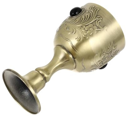 GALPADA Copa De Vino De Aleación Copa De Metal Vintage Mini Cáliz De Para Decoración De Mesa