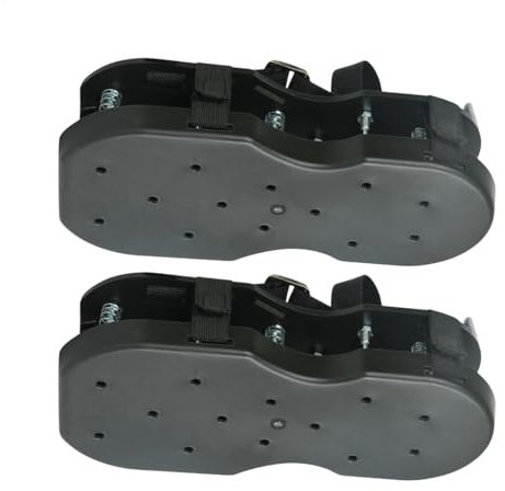 Scarpe aerate, scarpe aerator per prato, Aeratore del suolo con fondo a spillo, Sandali pre-assemblati di rivetti con cinturino regolabile, strumento di aerazione aereo per prato per il cortile