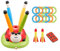 Ladybug Eplay Salto Giocattolo - Giocattoli Gioco Anello Rilascio, Toy Rocket per Bambini | Attrezzature Esercizio Giochi da Giardino per Bambini Piccoli per La Scuola, All'aperto, Coppia