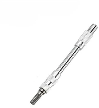 Estensione flessibile per punte di estensione cacciavite con albero flessibile in metallo, supporto for, tubo universale, giunto cardanico, trapano elettrico, asta di potenza, collegamento (Long 150mm