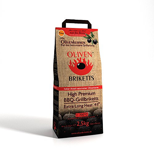 Briquetas para barbacoa de Oliven; 2,5 kg