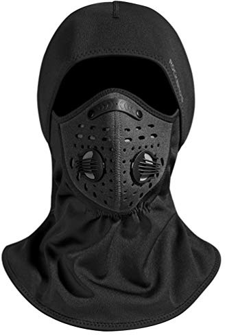 ROCKBROS Hood Män Cykel Motorcykel Halsvärmare Ski Vinter Balaclava Vindtät Anti-Damm Grön