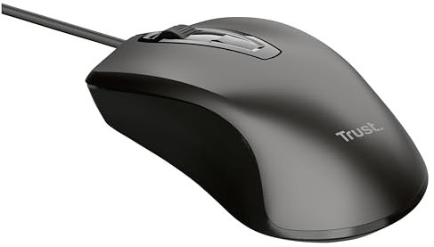Trust Basic optische Maus 4 Tasten 1200 DPI USB 2.0 schwarz