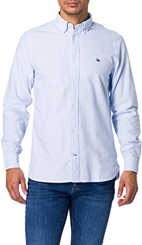 Tommy Hilfiger Chemise Homme Regular Fit, Bleu (Calm Blue), XXL